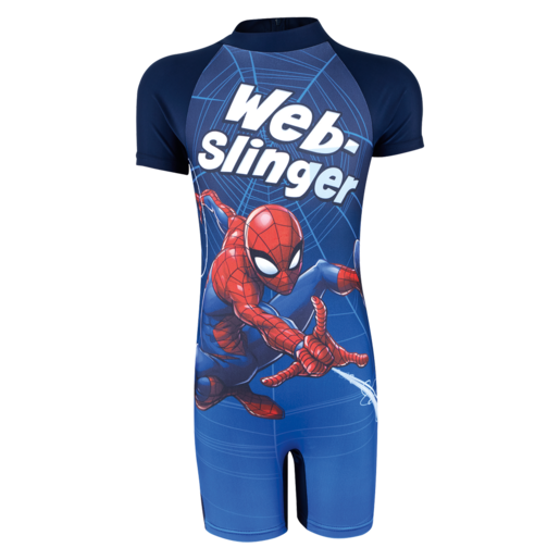 Spiderman Boys Web-Slinger Swimwear Size 1-7 Years