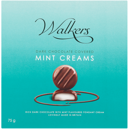 Walkers Dark Chocolate Covered Mint Creams 75g