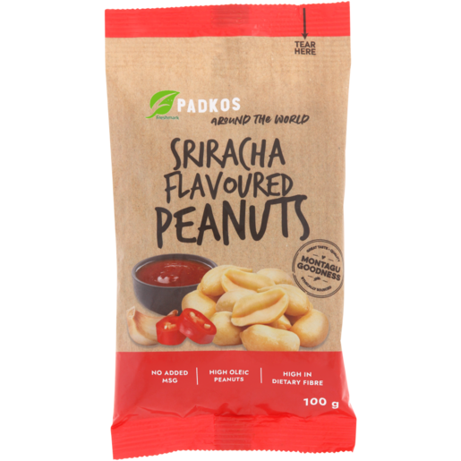 Padkos Sriracha Flavoured Peanuts 100g