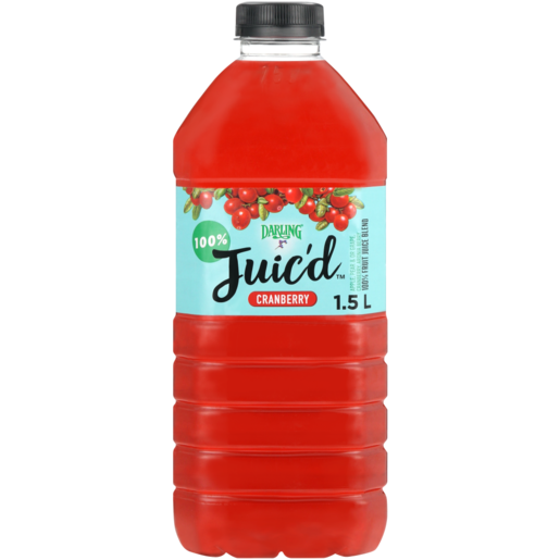 Darling Juic'd 100% Cranberry Fruit Juice 1.5L