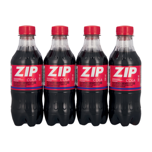 Zip Cola Flavoured Carbonated Soft Drink 12 x 330ml