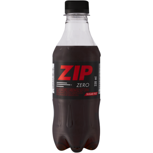 Zip Zero Sugar Free Cola Flavoured Soft Drink 330ml