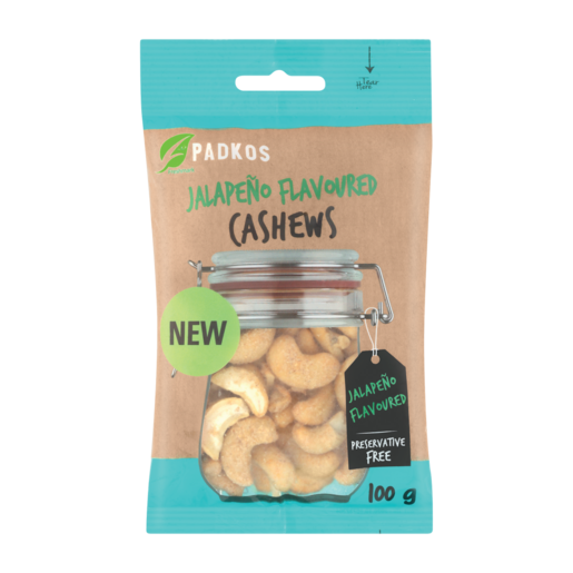 Padkos Jalapeno Cashew Nuts Bag 100g