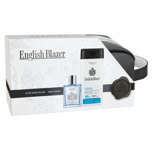 English Blazer Cool Aftershave & Body Lotion Gift Set 2 Piece