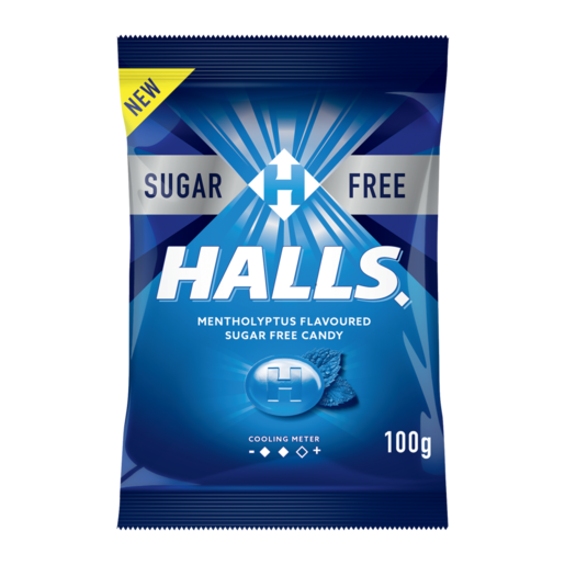 Halls Mentholyptus Flavoured Sugar Free Lozenges 100g