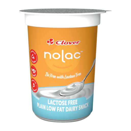 Clover Nolac Plain Lactose Free Low Fat Dairy Snack 150g