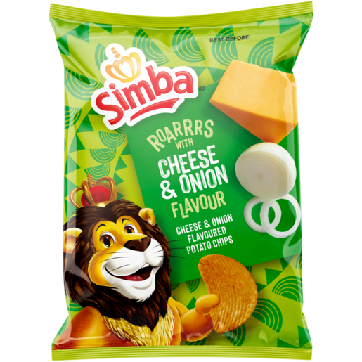 Simba Cheese & Onion Flavoured Potato Chips 120g