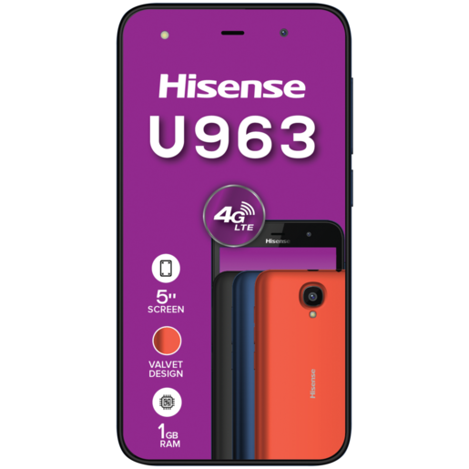 Hisense Blue U963 Dual SIM Smartphone 8GB