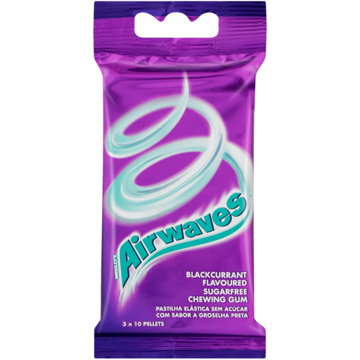 Wrigley's Airwaves Sugarfree Blackcurrent Flavoured Chewing Gum 70g