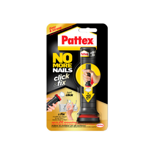 Pattex No More Nails Click & Fix Adhesive 30g