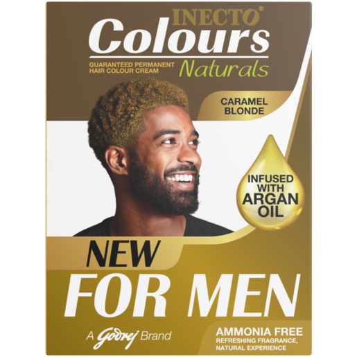 Inecto Caramel Blonde Naturals Men's Hair Colour Cream 14ml