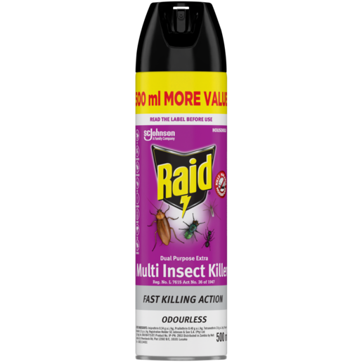 Raid Odourless Insecticide 500ml