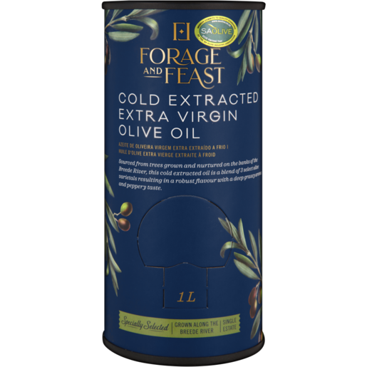 Forage And Feast Cold Extracted Extra Virgin Olive Oil 1L