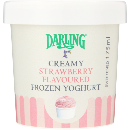 Darling Creamy Strawberry Frozen Yoghurt 175ml