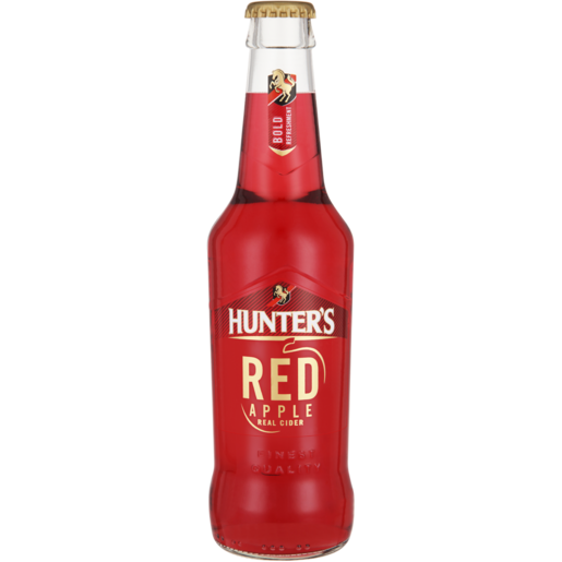 Hunter's Red Apple Cider Bottle 330ml