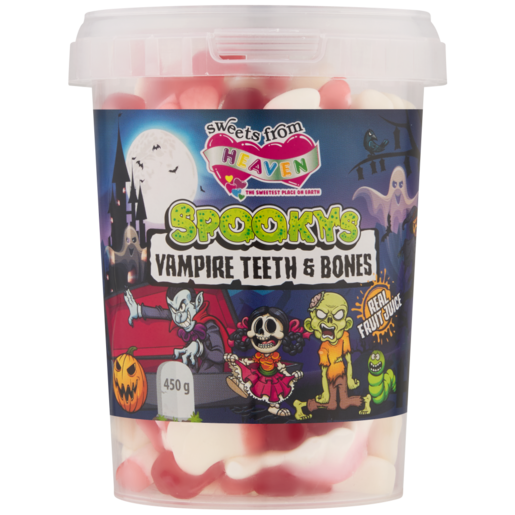 Sweets From Heaven Spooky Vampire Teeth & Bones Sweets 450g