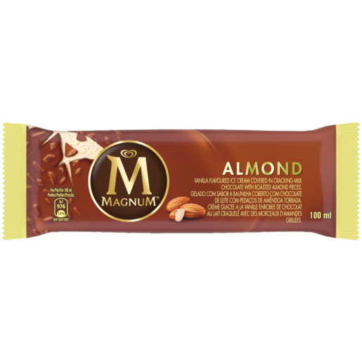 Ola Magnum Almond Flavoured Ice Cream In Milk Chocolate 100ml