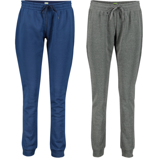 Ladies Navy & Charcoal Trackpants Size S-XXL 2 Pack
