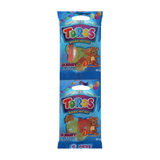 Toros Gummy Bears 2 x 40g
