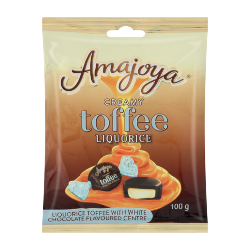 Amajoya Creamy Toffee Flavoured Liquorice 100g