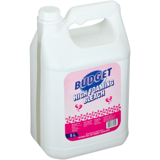 Budget High Foaming Bleach Bottle 5L