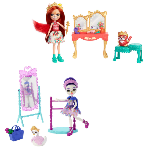 Enchantimals Playset with 1 Doll , 1 Animal Figure And Accessories, Assortment