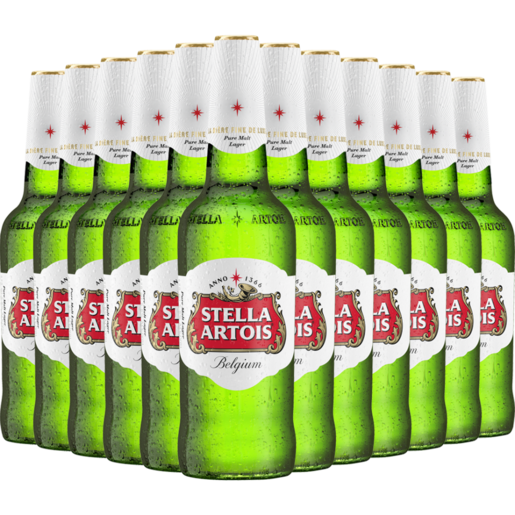 Stella Artois Beer Bottles 12 x 620ml