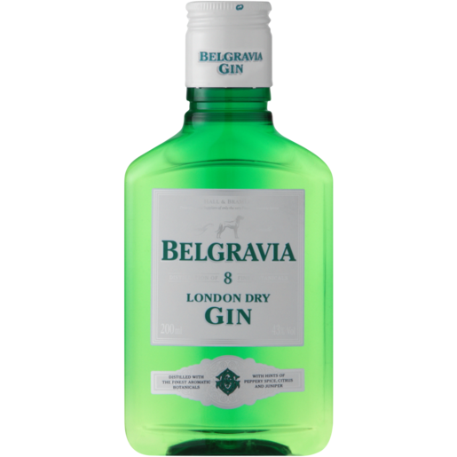 Belgravia London Dry Gin Bottle 200ml