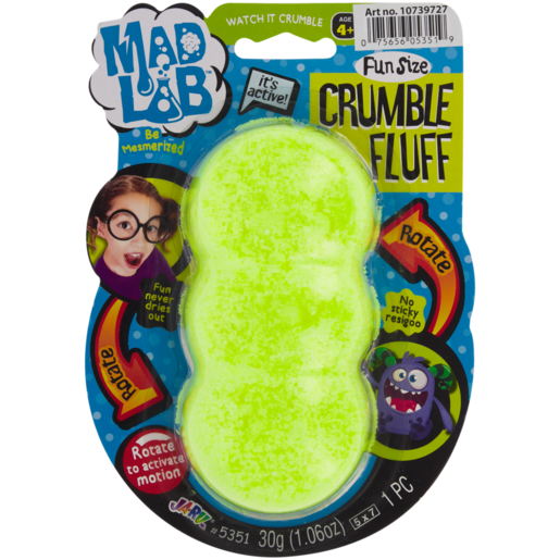 Mad Lab Crumble Fluff Playset 4 Years +