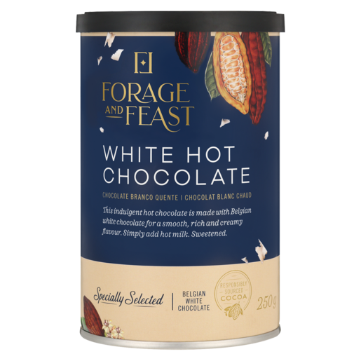 Forage And Feast White Hot Chocolate 250g