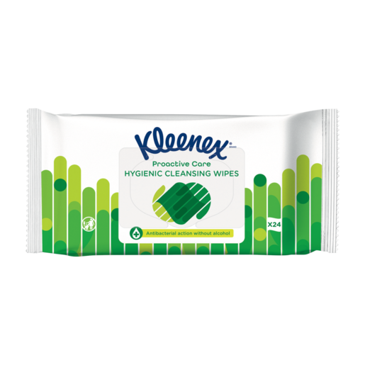 Kleenex Hygienic Cleansing Wipes 24 Pack
