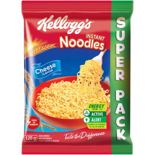 Kellogg's Cheese Flavoured Instant Noodles Super Pack 120g