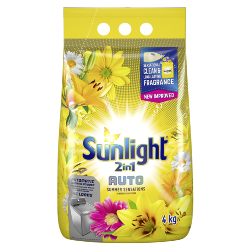 Sunlight 2-In-1 Summer Sensations Auto Washing Powder 4kg