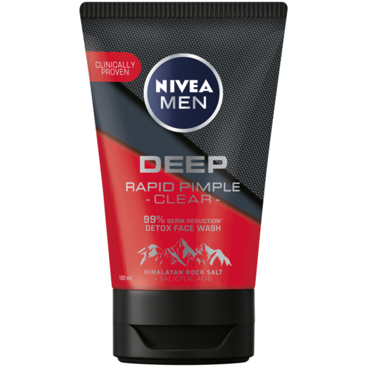 NIVEA MEN Deep Rapid Pimple Clear Face Wash 100ml