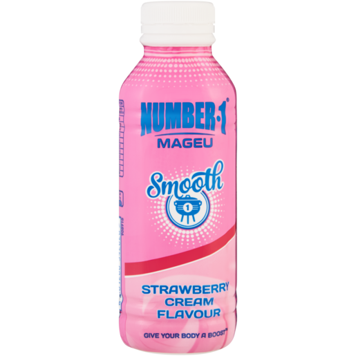 Number 1 Strawberry Cream Flavoured Smooth Mageu Bottle 500ml