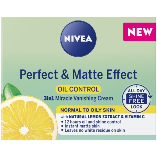 NIVEA Perfect & Matte Effect Oil Control For Normal To Oily Skin Vanishing Cream 50ml