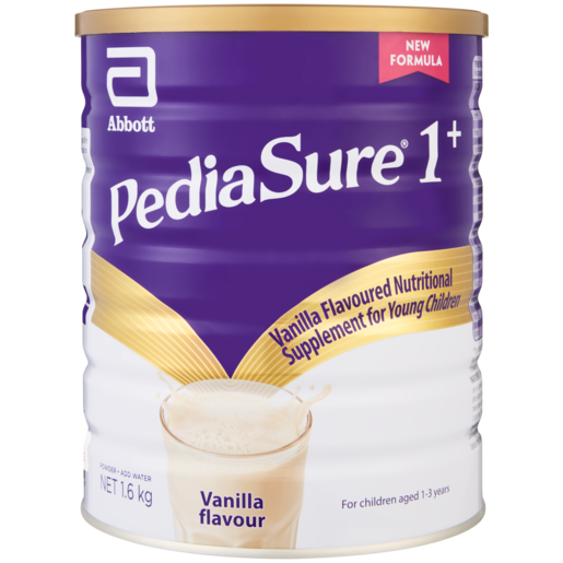 PediaSure 1+ Vanilla Flavour Nutritional Supplement for Young Children 1.6kg