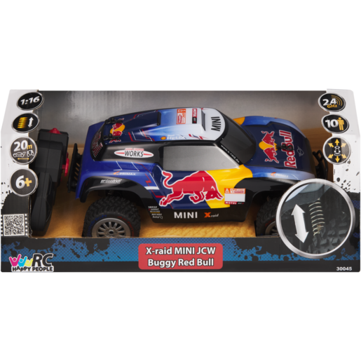 WRC Buggy Red Bull X-Raid Mini JCW Remote Controlled Car 2 Piece