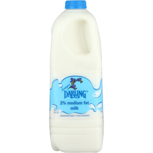 Darling Medium Fat 2% Milk 2L
