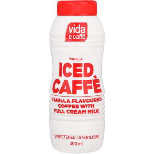 Vida E Caffe Vanilla Iced Caffe Coffee 300ml