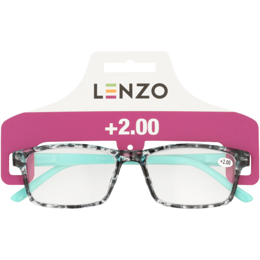 Lenzo +2.0 Two Tone Frame Reading Glasses