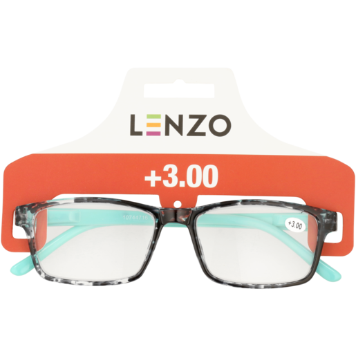 Lenzo +3.0 Two Tone Frame Reading Glasses