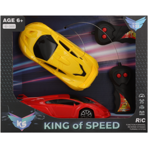 King Of Speed Twin Pack R/C Car (Assorted Item - Supplied At Random)