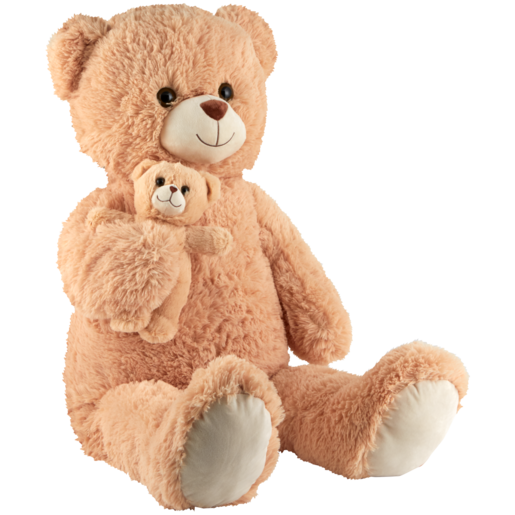 Goffa Plush Bear With Baby 1.1m (Assorted Item - Supplied At Random)