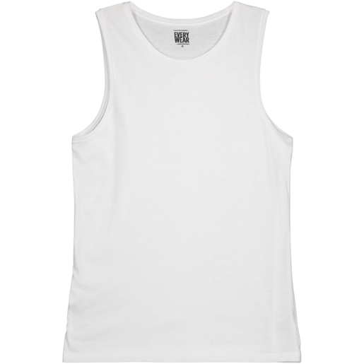 Every Wear Mens White Basic Vest S-XXL | Tops, Shirts & T-Shirts ...