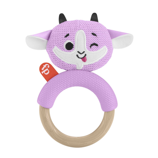 Fisher-Price Knit Teether Animals (Colour May Vary)