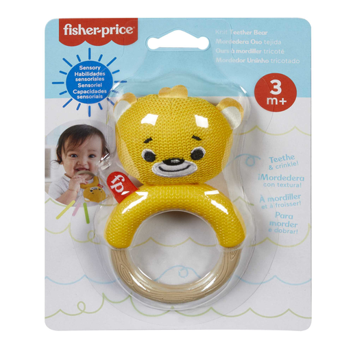 Fisher-Price Knit Teether Animals (Assorted Item - Supplied At Random)