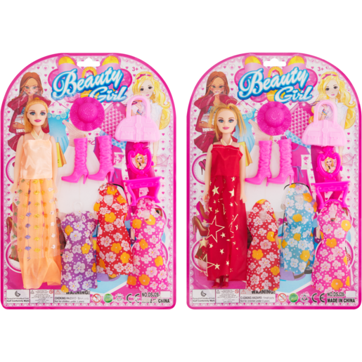Beauty Girl Fashion Doll Play Set (Assorted Item - Supplied At Random)