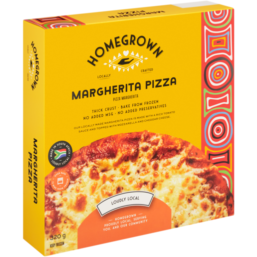 Homegrown Frozen Margherita Pizza 320g