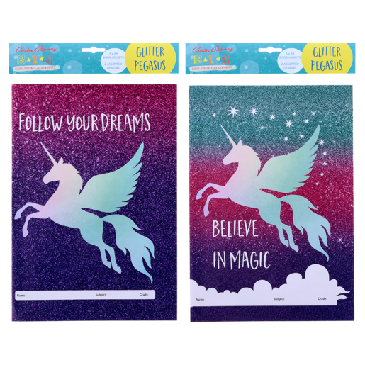 The Magic A4 Believe In Your Dreams Book Jacket 5 Pack (Design May Vary)